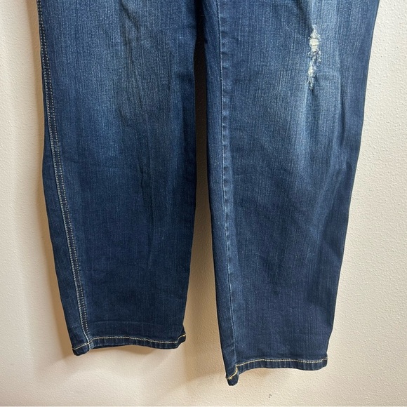 Torrid Womens 18 Denim Bib Overalls Straight Leg Farm Casual Barn Classic Plus - Picture 9 of 16